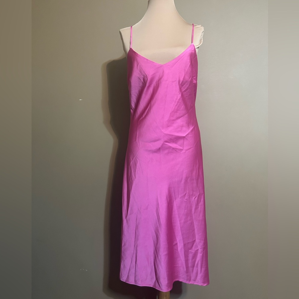 Forever 21 Pink Satin Dress
